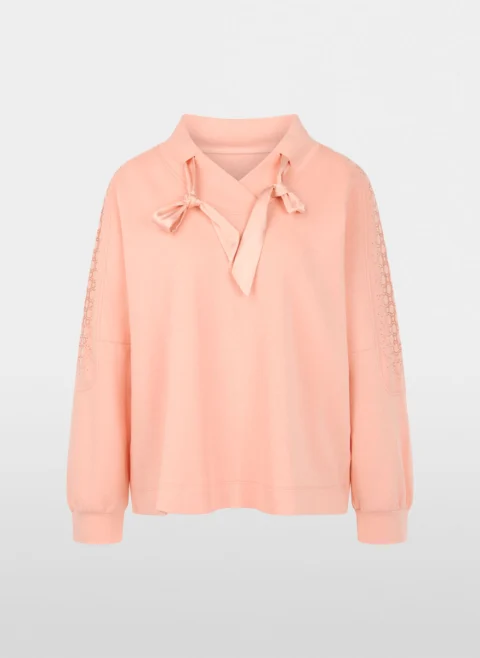 Суитшърт с декоративни кристали Marc Cain Sports