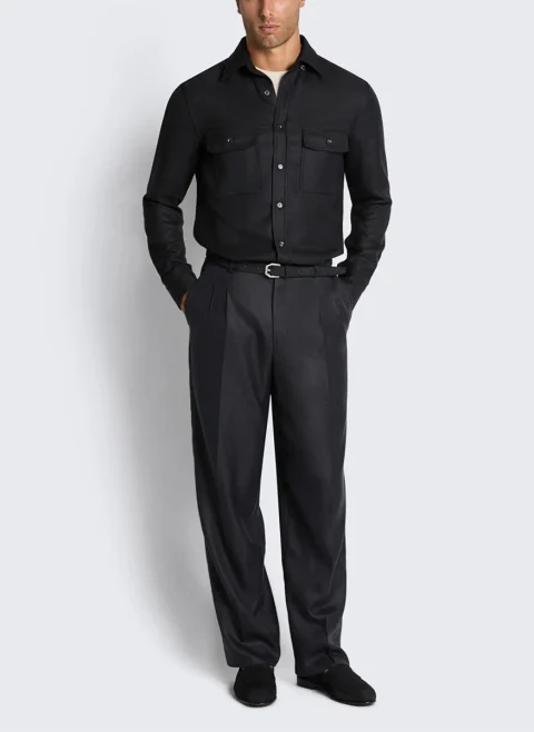 Риза от вълна 'Military shirt' Brioni