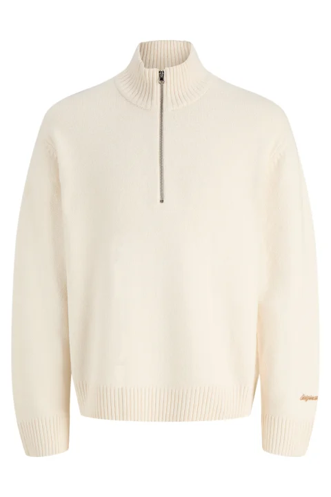 Плетено Jornorrebro Half Zip 12282749 11-1302 TCX sea salt