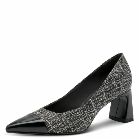 Токчета TAMARIS – 1-22466-45-009 BLACK/WHITE — снимка 4