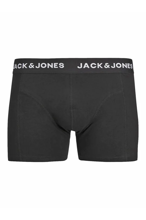 Бельо (Pack of 3) Jacjonas Solid Trunks 3 Pack 12259087 C-N10 black — снимка 2