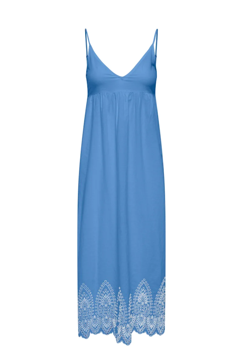 Рокля Onltulum Emb Long Strap 15369128 17-3936 TCX blue bonnet