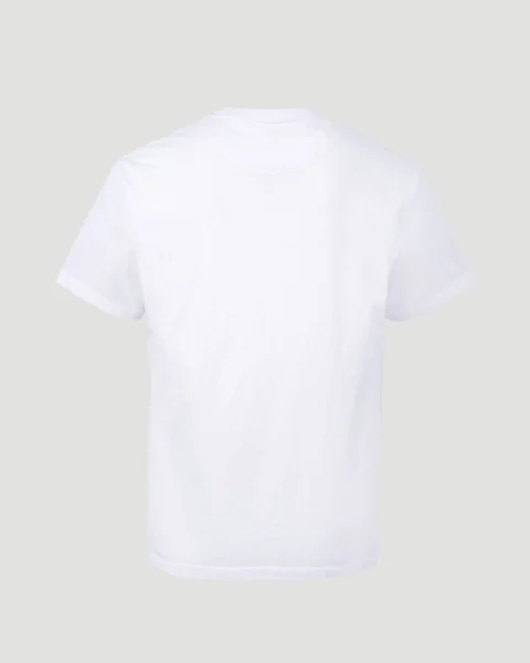 T-Shirt with Pegaso Embroidery in White — снимка 3