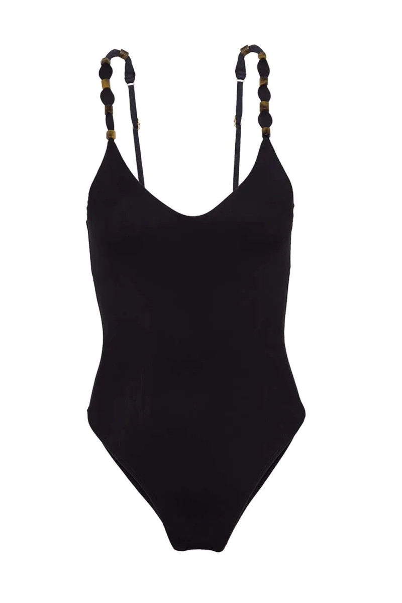 Swimwear Solid Dora Luli 224-748-001 black