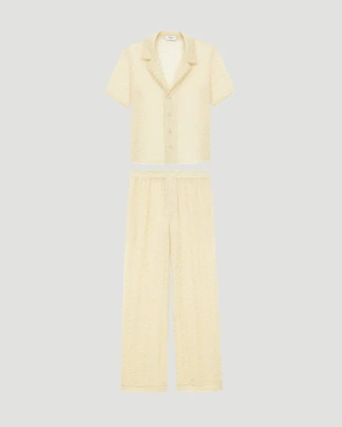 Set in Broderie Anglaise and Muslin