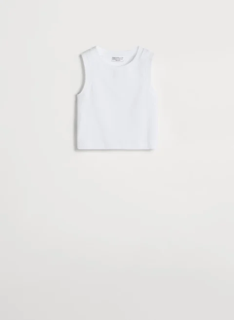 Топ с монили Brunello Cucinelli Kids 8-10 — снимка 4