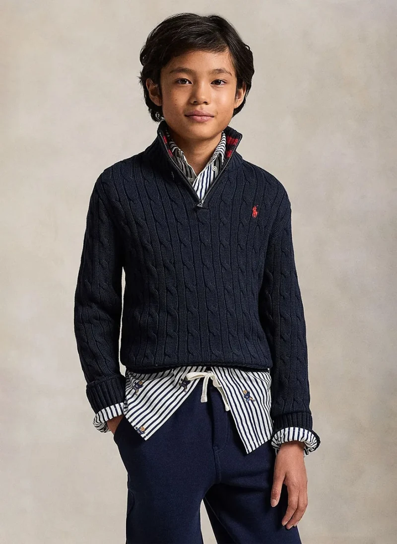 Пуловер 'Cable-Knit' Ralph Lauren Kids 8-14