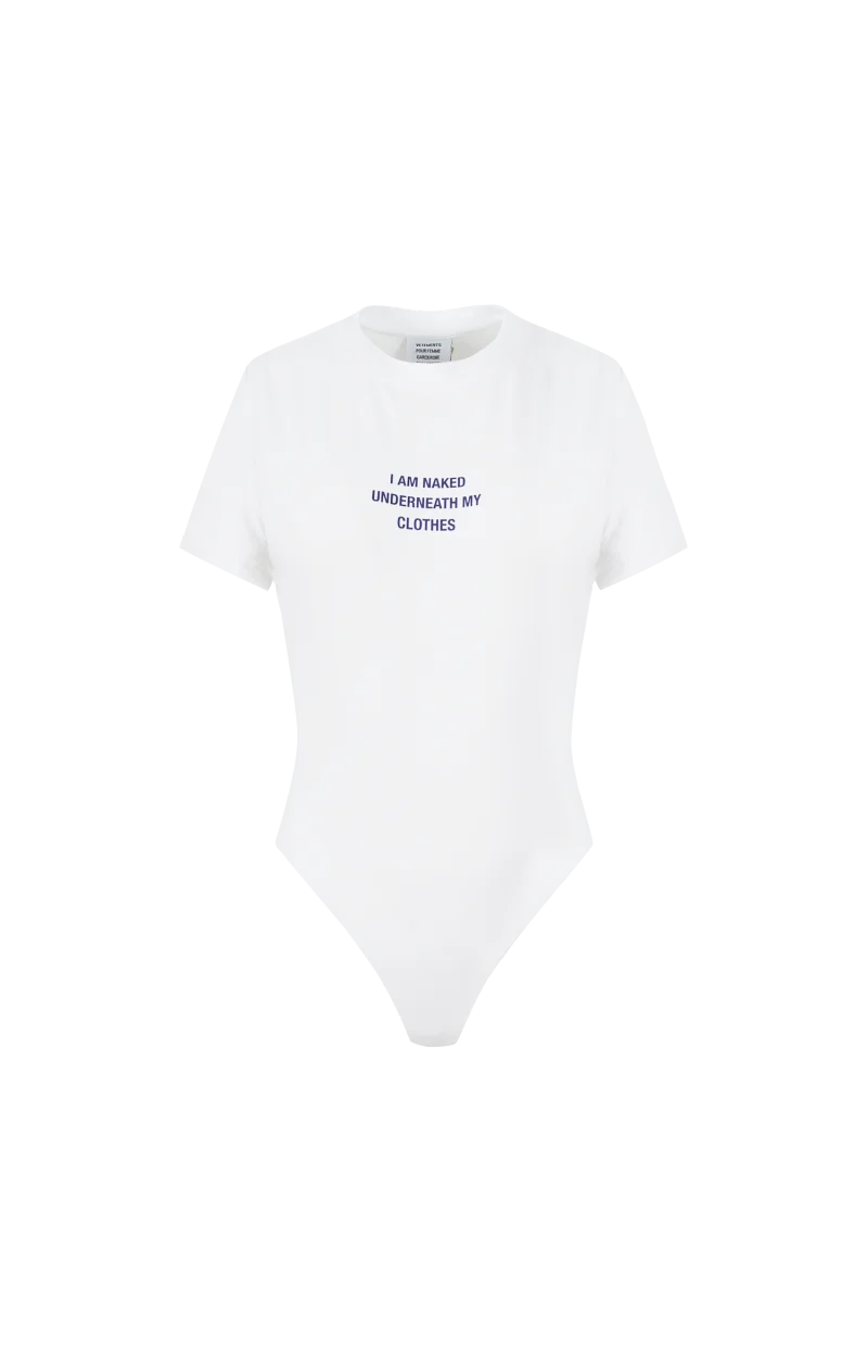 Ivory Bodysuit with Print