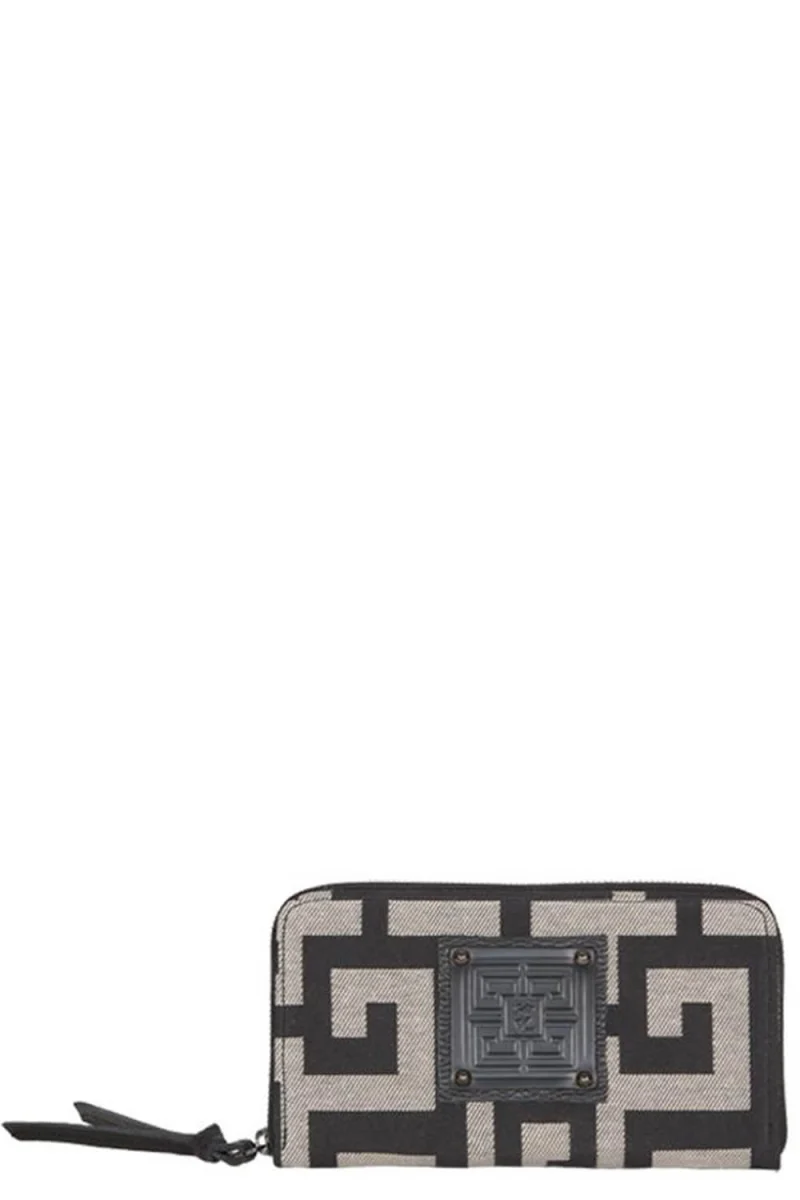 Портфейл Ames Wallet beige black