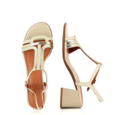 Дамски Сандали На Ток CARLO FABIANI – 5L176 OFF WHITE — снимка 5