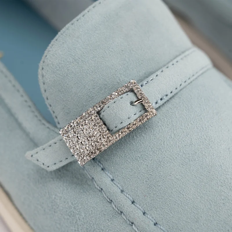Дамски мокасини велур Le Silla — снимка 10