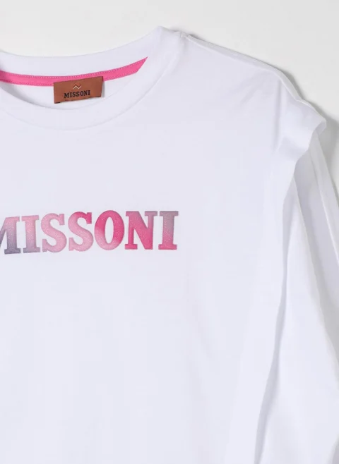 Блуза с волани Missoni Kids — снимка 3