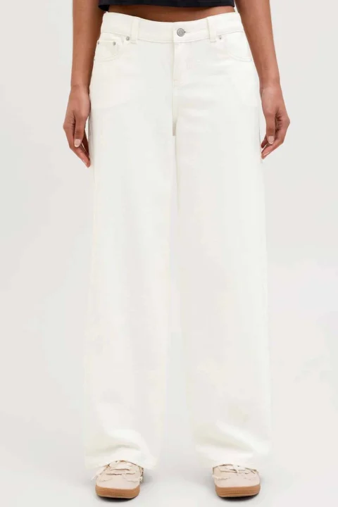 Jeans Jxtokyo Wide Lw R6197 Dnm 12272923 BS000080 white denim — снимка 2