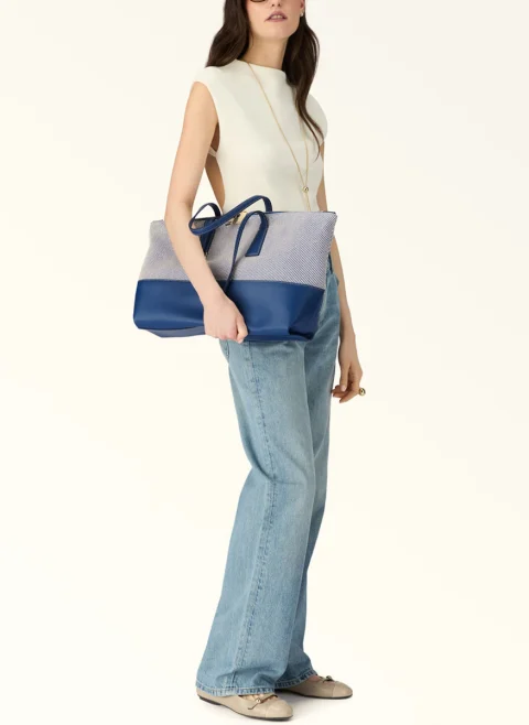 Furla Olivia 'Tote Bag' Toni Indigo L — снимка 5
