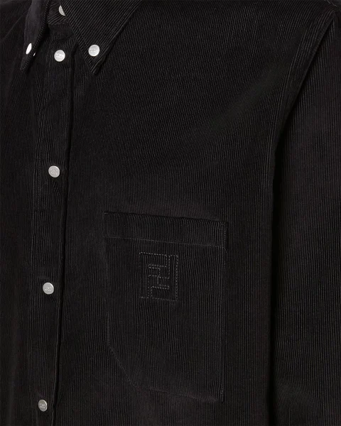 Black Needlecord Shirt — снимка 2