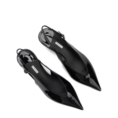 Дамски черни обувки лак CLIVAGE Le Silla — снимка 7