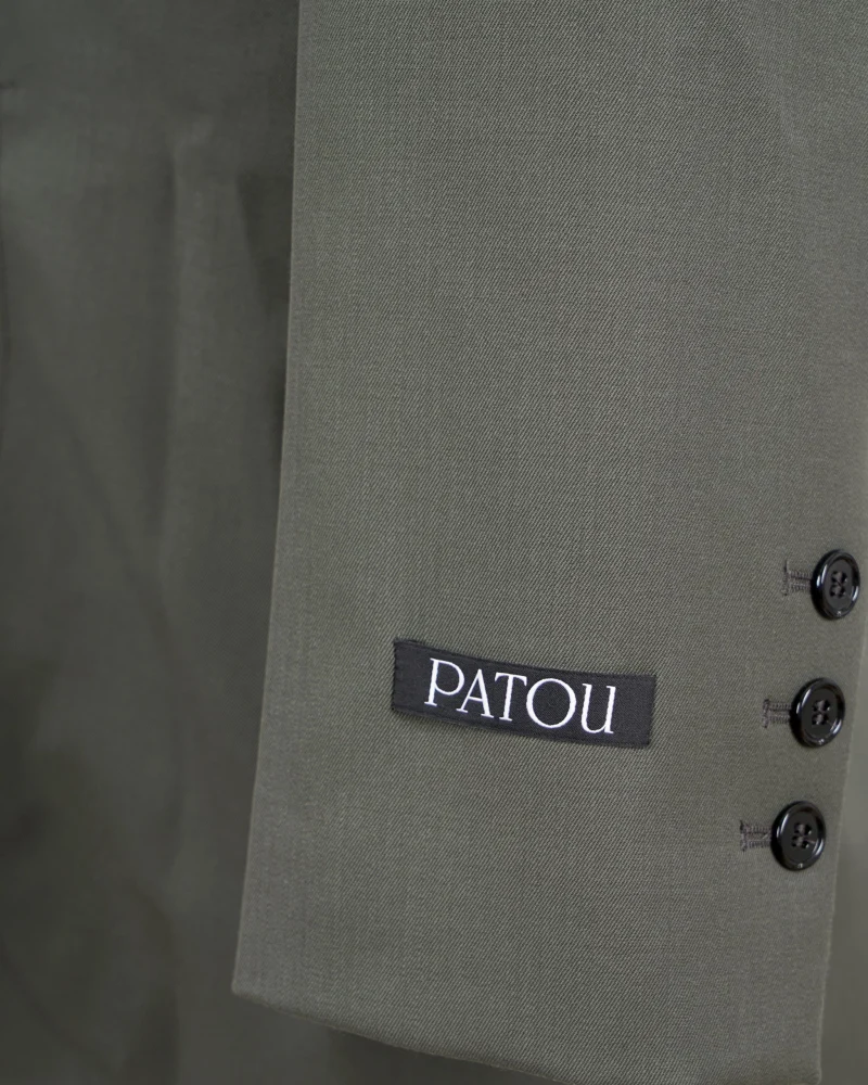 Wool Jacket in Khaki — снимка 3