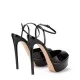 Дамски черни сандали Flora Casadei — снимка 4