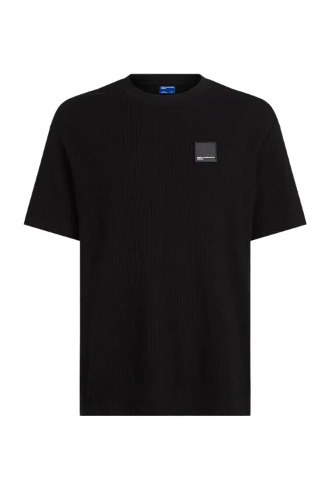 T-Shirt Klj Reg Ss Waffle A1M17049 999 black