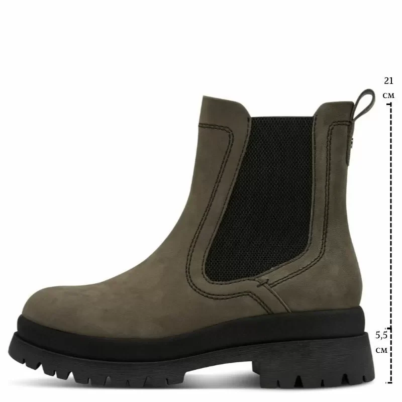 Дамски Равни Боти TAMARIS – 1-25423-45-722 OLIVE — снимка 7