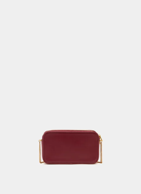 Мини чанта от естествена кожа Bally — снимка 2