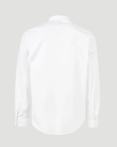 Cotton Formal Shirt in White — снимка 2
