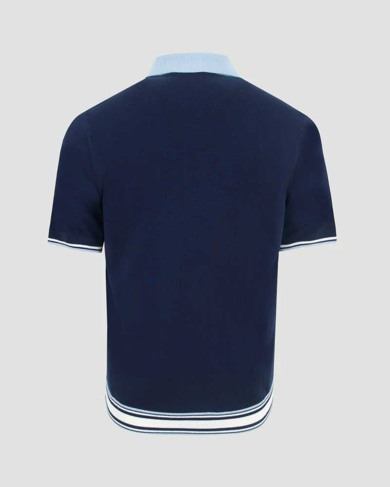 Merino Knit Tennis Polo Shirt — снимка 3
