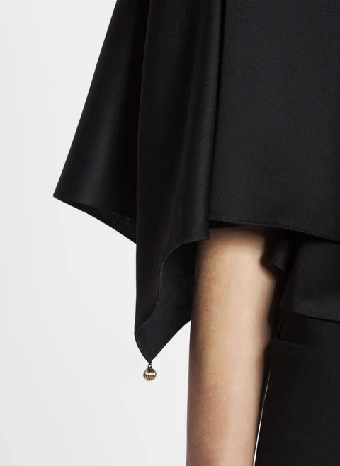 Сатениран топ 'Cape Style' Lanvin — снимка 5