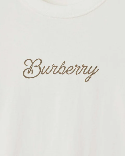 Surfer Knight Cotton T-Shirt in Chalk — снимка 2