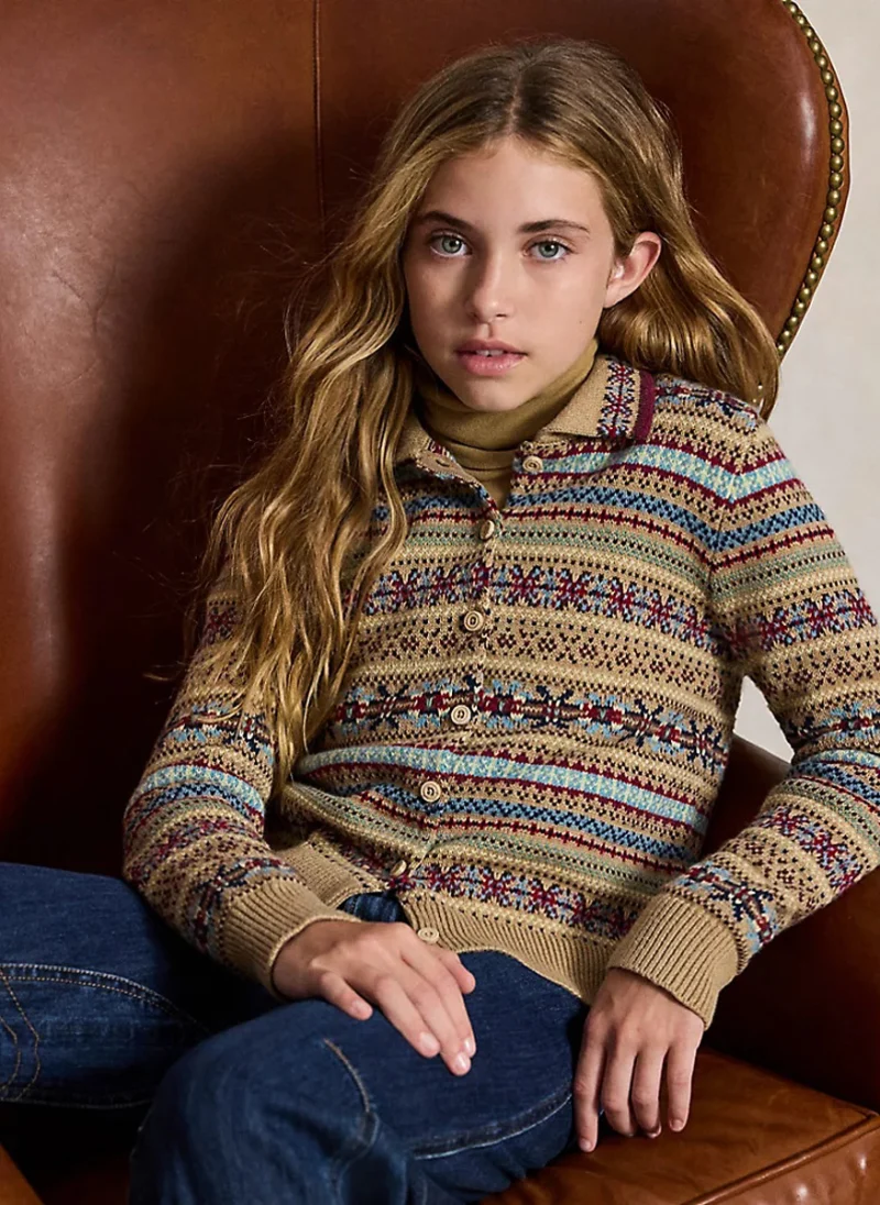 Жилетка с вълна 'Fair Isle' Ralph Lauren Kids 12-14