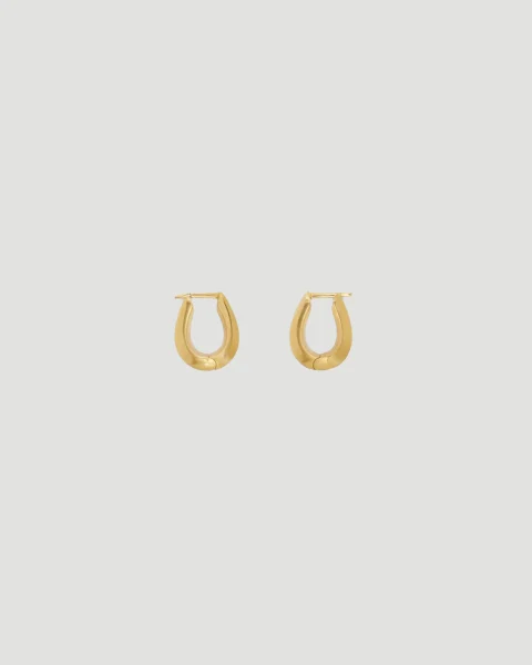 Handcrafted Brass Hoop Earrings