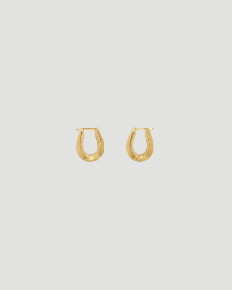 Handcrafted Brass Hoop Earrings