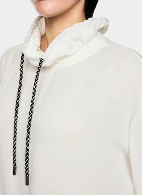 Суитшърт 'Waterfall-style collar' Marc Cain Sports — снимка 4