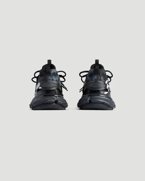 Track Signature Sneaker in Black and White — снимка 4