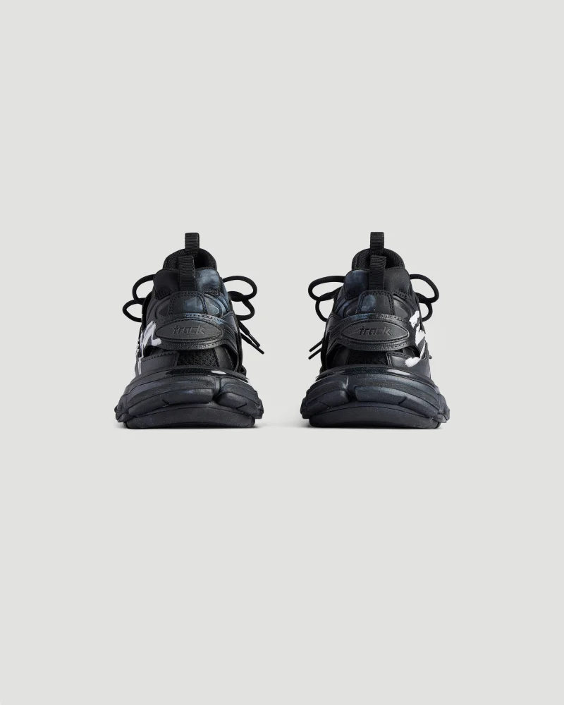 Track Signature Sneaker in Black and White — снимка 4