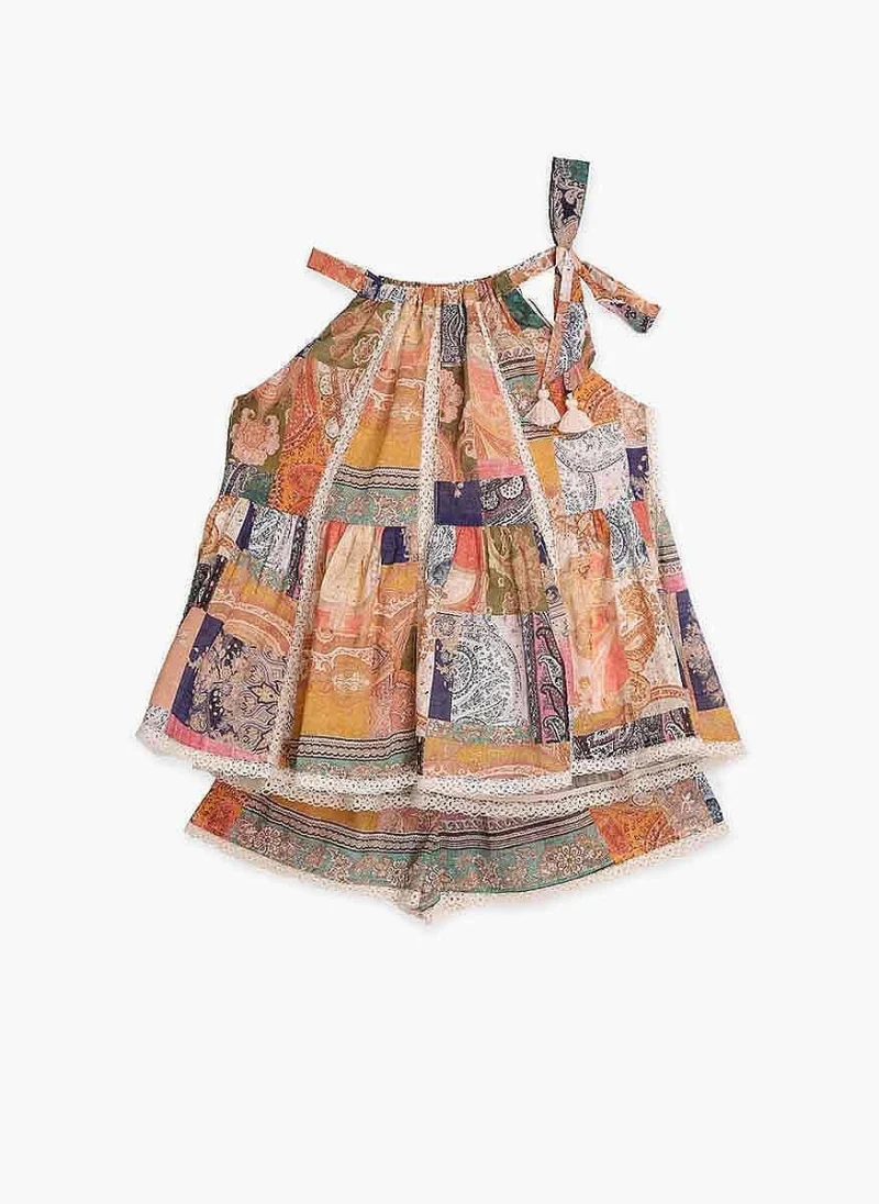 Топ с принт Zimmermann Kids