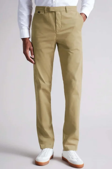Панталон Genay Slim Fit Smart Trs 252880 tan — снимка 2
