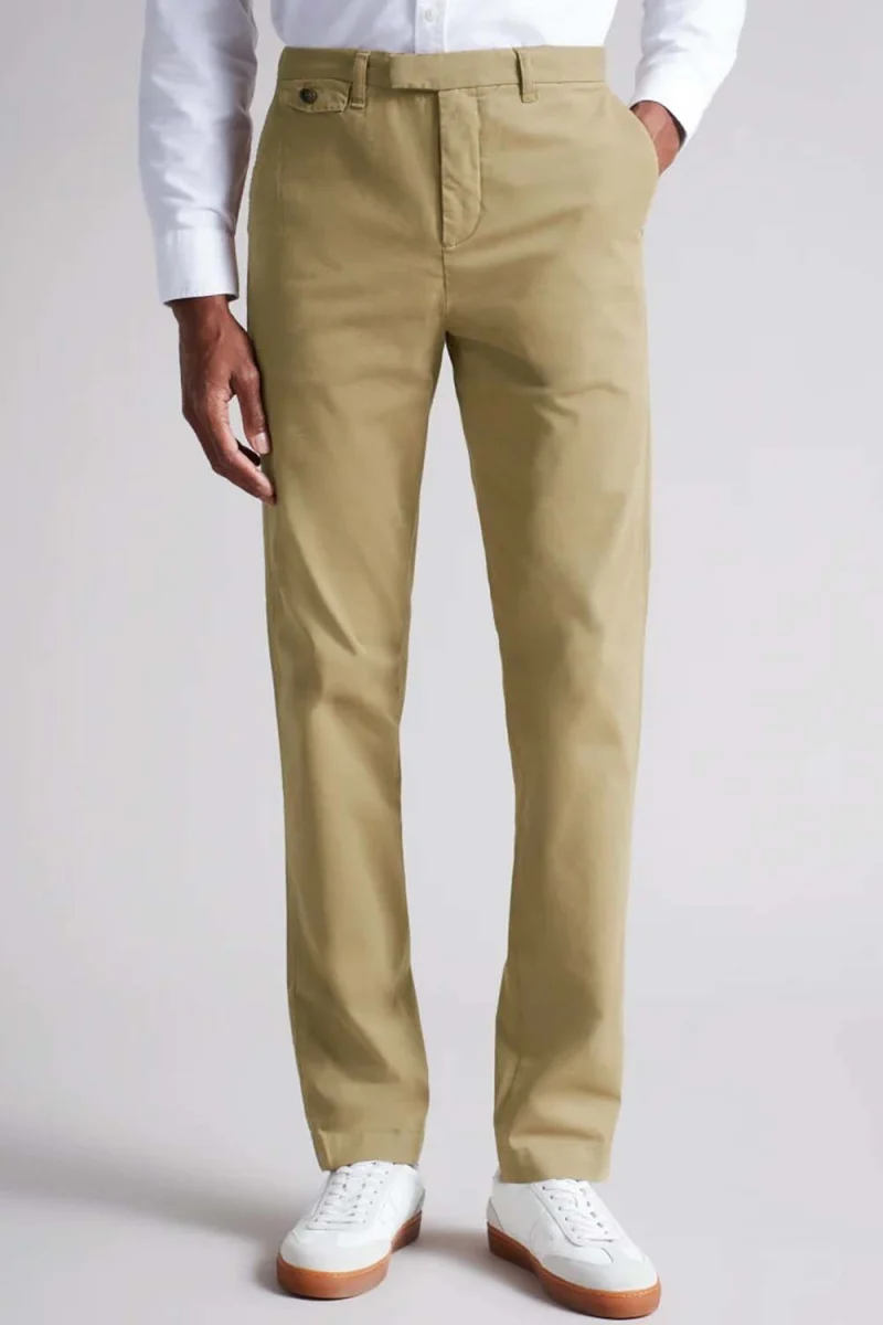 Панталон Genay Slim Fit Smart Trs 252880 tan — снимка 2