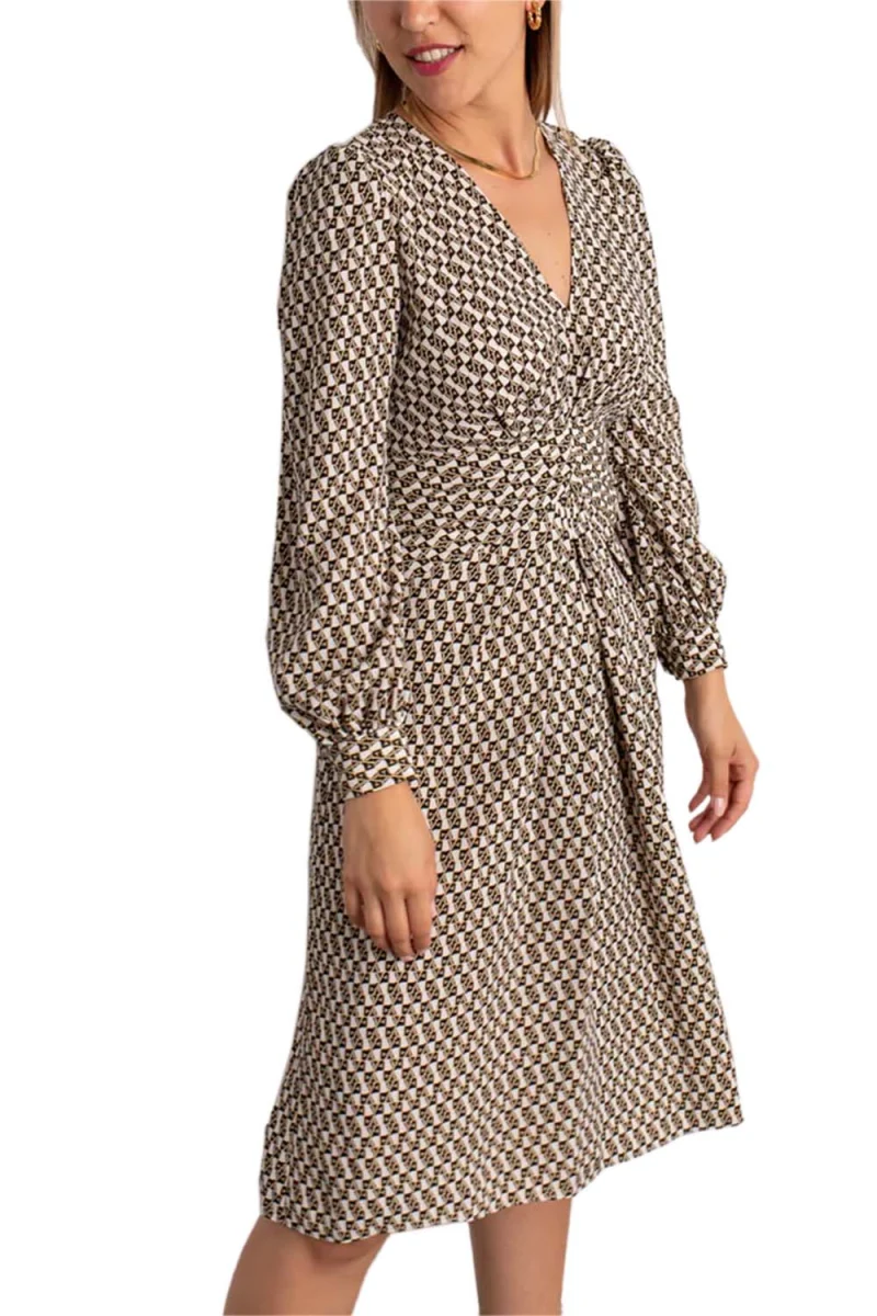 Рокли Dvf Myla Dress DVFDL3Q001LOGOI B2355 dvf logo ivory