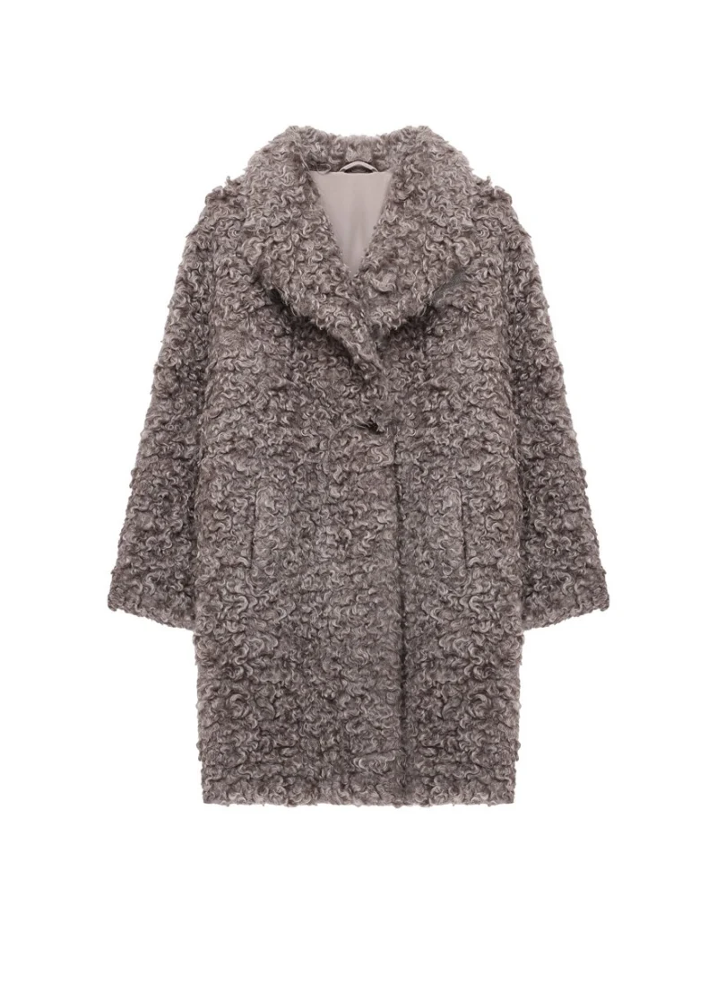 Палто с монили Brunello Cucinelli Kids