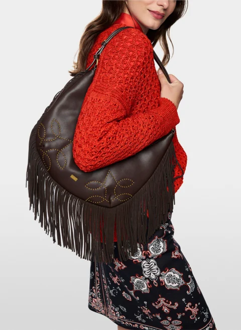 Чанта с ресни Marc Cain Collections — снимка 6