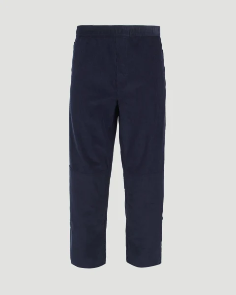 Self Trouser in Navy Corduroy