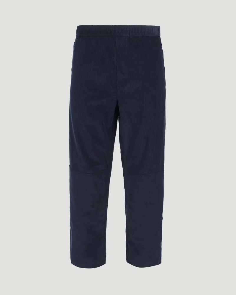 Self Trouser in Navy Corduroy