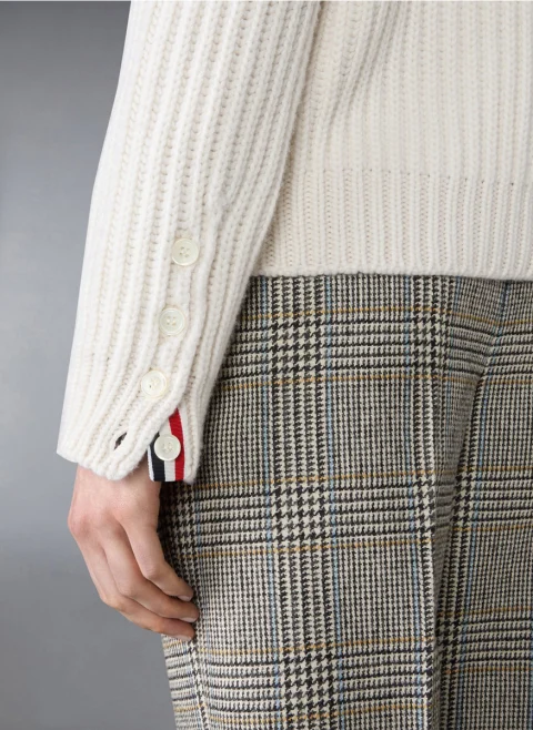 Жилетка от кашмир с кристали Thom Browne — снимка 5
