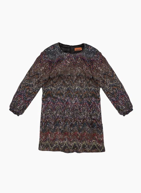 Рокля с пайети Missoni Kids