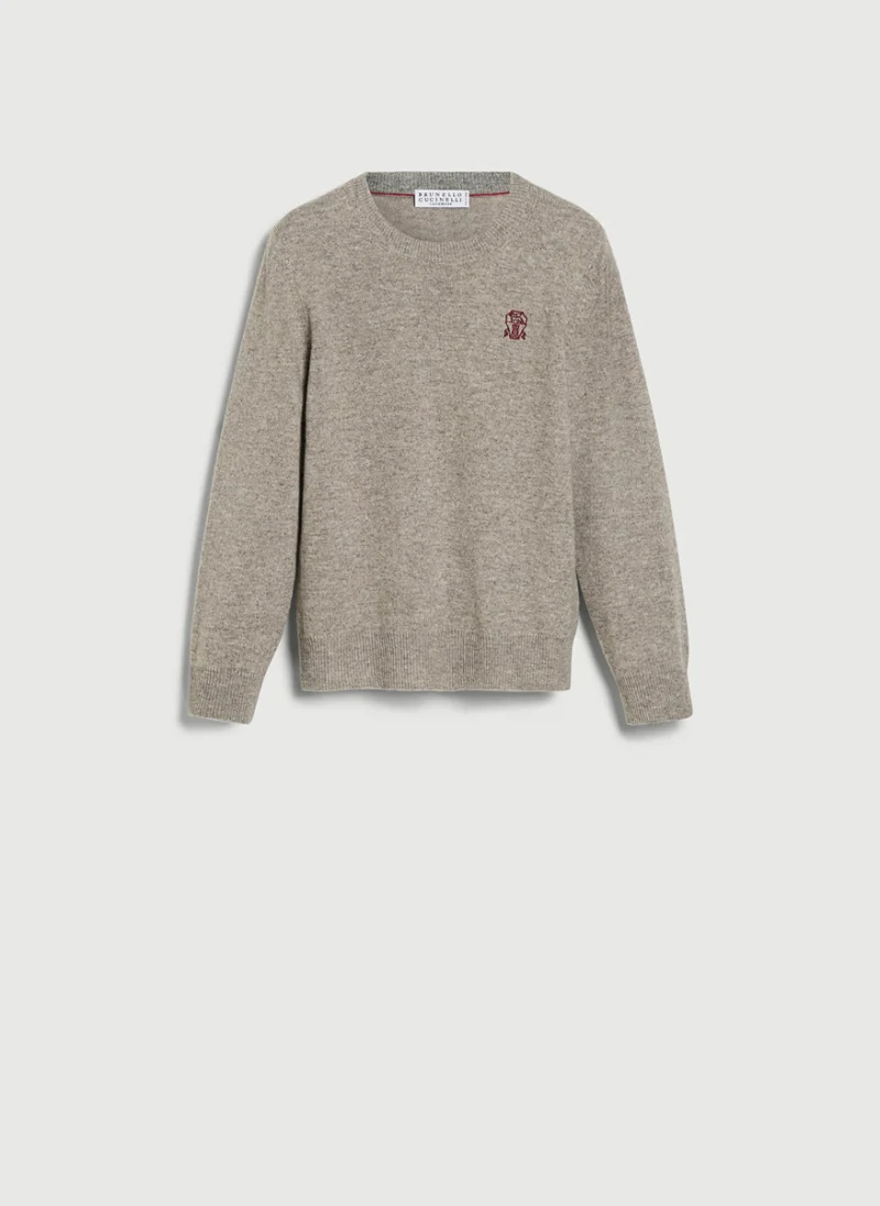 Пуловер от кашмир Brunello Cucinelli Kids — снимка 4