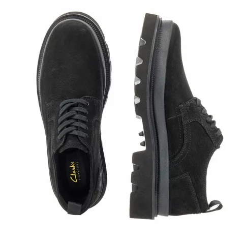 Мъжки Ежедневни CLARKS – 26176087 BADELL LACE BLACK — снимка 4