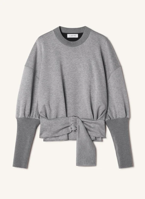 Суитшърт с колан Lanvin — снимка 6