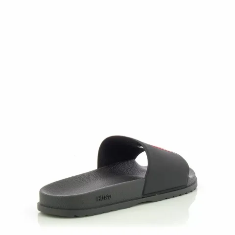 Мъжки чехли HUGO – 50459662 MatchSlid black — снимка 2