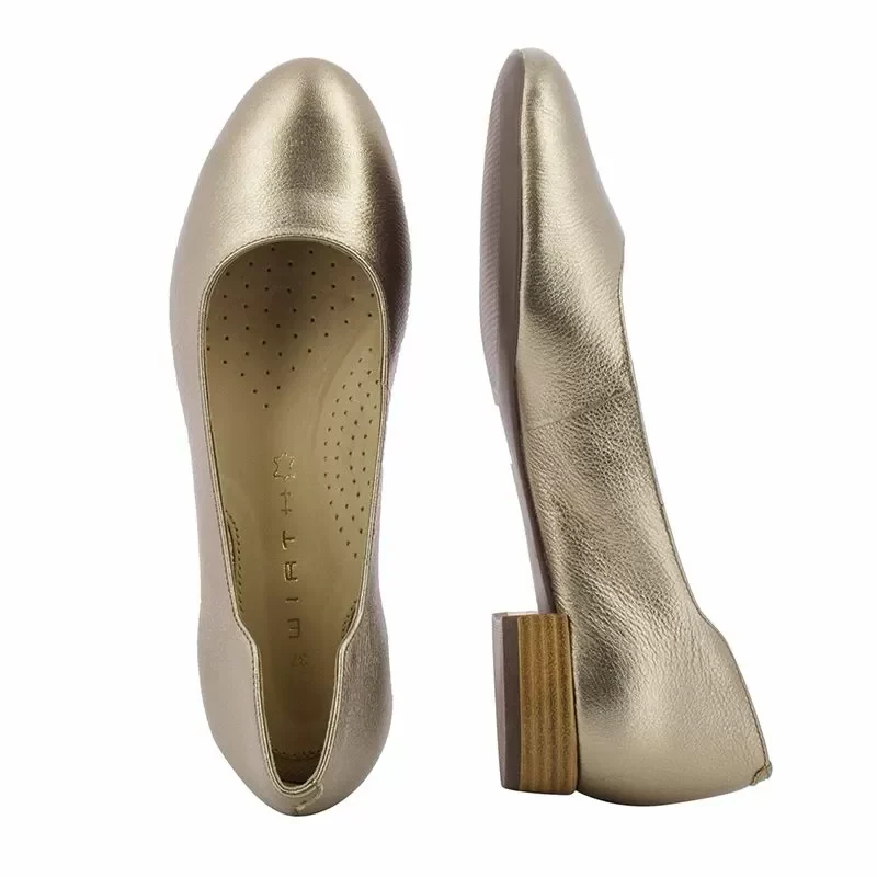 Балерини WIRTH – 4930 PARIS METALLIC — снимка 5